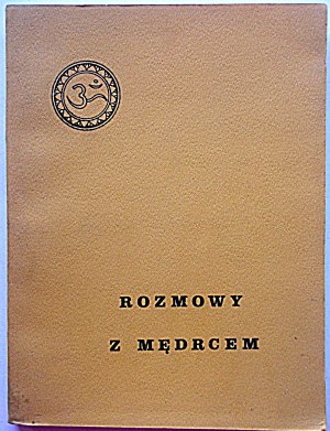 CONVERSAZIONI CON L'UOMO [ Con Nisargadatta Maharaj]. Cottonwood, Arizona 1978, The Wayside Press. Formato 15/20 cm...