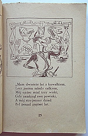 JAN BRZECHWA. Dobrodružstvá rytiera Shalawlu. Ilustroval J. M. Szancer. Katowice 1948. Vydavateľstvo AWIR. Tlač...