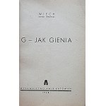 WIECH ( STEFAN WIECHECKI). G - ako Gienia. Katowice 1948. Vydavateľstvo AWIR. Tlač. No. 5 Knowledge, Chorzów...