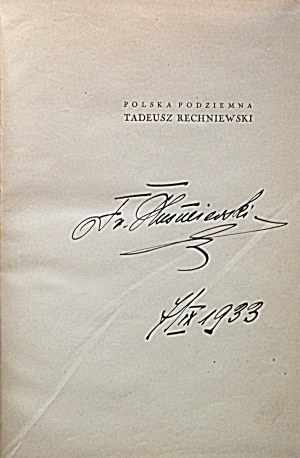 RECHNIEWSKI TADEUSZ (1862 - 1916). In katorga - In exile - In the country. Compiled by Besem [Bernard Szapiro]....