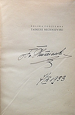 RECHNIEWSKI TADEUSZ (1862 - 1916). In der Strafknechtschaft - Im Exil - Auf dem Lande. Zusammengestellt von Besem [Bernard Szapiro]...