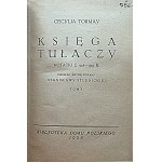CECILE TORMAY. Le livre des vagabonds. Notes de 1918 - 1919. Tome I - II. W-wa 1928. Bibljoteka Domu Polskiego...