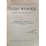 CHMIELOWSKI JANUSZ i ŚWIERZ MIECZYSŁAW. Tatry Wysokie. [Część] IV...