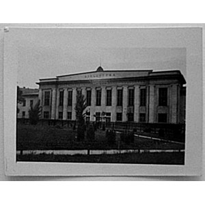 [FOTOGRAFIA]. Budynek Biblioteki Politechniki Lwowskiej. Format 6/5 cm. Lata 30-te XX wieku