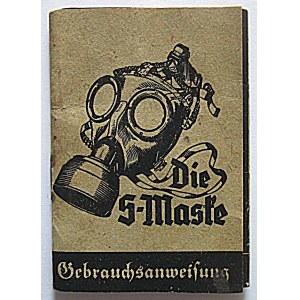 [INSTRUCTIONS]. German instructions in booklet form with fold-out pages : Die S-Maske....