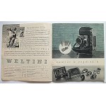 WELTA. 25 LAT KAMER “WELTA”. Fabryka aparatów fotograficznych “Welta”, Freital - Drezno. [1939]. Druk...