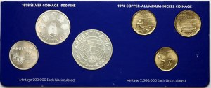 Argentina 20 - 3000 Pesos 1978 World Football Championship Set Lot of 6 Coins