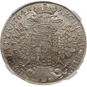 Austria Taler 1764 Hall NGC AU 53