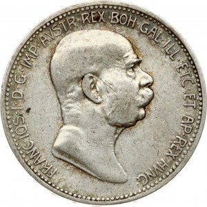 Austria 1 Corona 1908 Reign