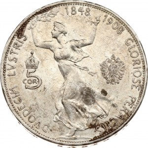 Austria 5 Corona 1908 Reign
