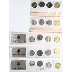 Austria 2 - 50 Groschen 1968-1975 Set Lot of 20 Coins