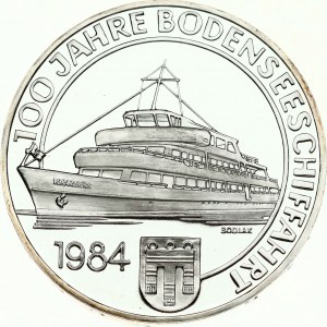 Austria 500 Schilling 1984 100th Anniversary - Commercial Shipping on Lake Constance