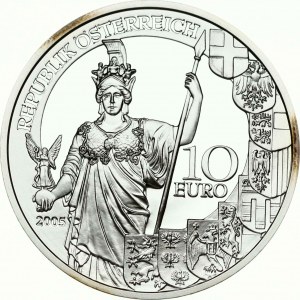 Austria 10 Euro 2005 Second Republic