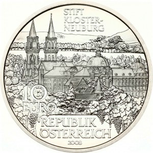 Austria 10 Euro 2008 Klosterneuburg Abby