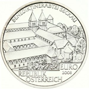 Austria 10 Euro 2008 Seckau Abby