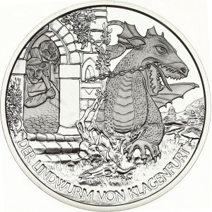 Austria 10 Euro 2011 The Lindworm in Klagenfurt