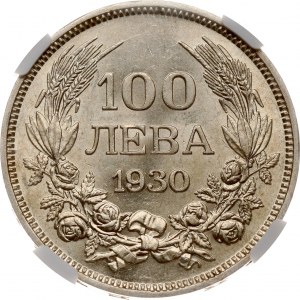 Bulgaria 100 Leva 1930 BP NGC AU 58