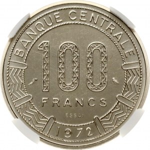 Cameroon 100 Francs 1972 Essai NGC MS 68