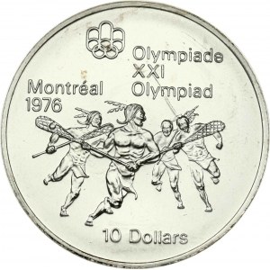 Canada 10 Dollars 1974 Lacrosse