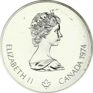 Canada 5 Dollars 1974 Canoeing