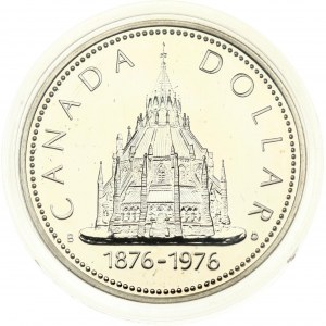 Canada 1 Dollar 1976 Parliamentary Library