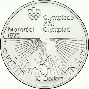 Canada 10 Dollars 1976 Field Hockey