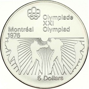 Canada 5 Dollars 1976 Boxing