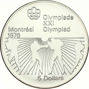 Canada 5 Dollars 1976 Boxing
