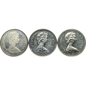 Canada Dollar 1979-1989 Lot of 3 coins