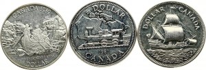 Canada Dollar 1979-1989 Lot of 3 coins