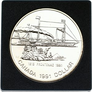 Canada 1 Dollar 1991 S S Frontenac