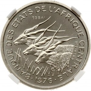 Central African States Essai 50 Francs 1976 E Paris NGC MS 69