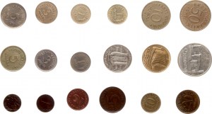 Estonia 1 Mark - 2 Krooni 1922-1939 Set Lot of 18 coins