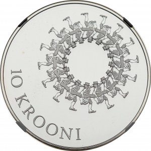 Estonia 10 Krooni 2009 Estonian Festivals NGC PF 68 ULTRA CAMEO