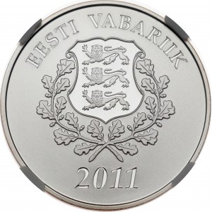 Estonia. 10 Euros 2011 Future NGC PF 69 ULTRA CAMEO