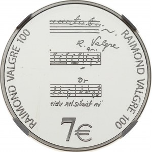 Estonia 7 Euros 2013 Raimond Valgre NGC PF 68 ULTRA CAMEO