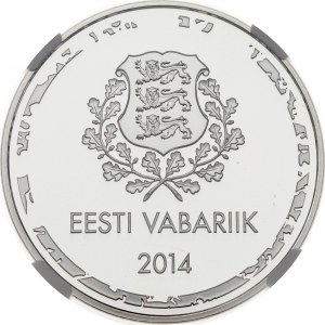 Estonia 10 Euros 2014 XXII Olympic Winter Games NGC PF 69 ULTRA CAMEO