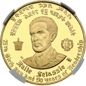 Ethiopia 20 Birr 1958 (1966) NI Golden Jubilee NGC PF 68 ULTRA CAMEO