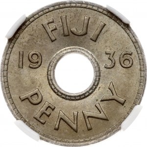 Fiji Penny 1936 NGC MS 65