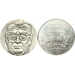 Finland 10 Markkaa 1970 S-H & 1971 S-H Lot of 2 Coins