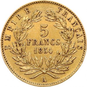 France 5 Francs 1854 A