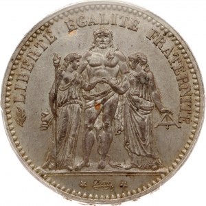 France 5 Francs 1874 A PCGS MS 62