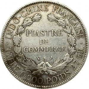 French Indo-China Trade Piastre 1908 A