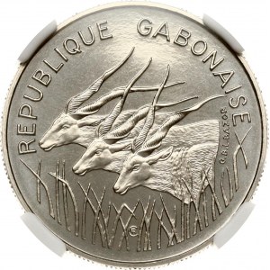 Gabon Essai 100 Francs 1971 NGC MS 69