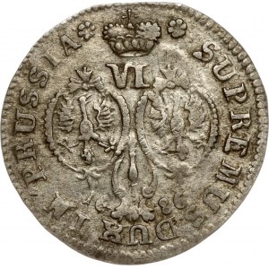Brandenburg-Prussia 6 Groscher 1686 BA