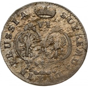 Brandenburg-Prussia 6 Groscher 1687 HS Konigsberg