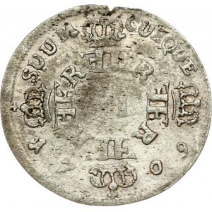 Prussia 6 Groscher 1709 CG Konigsberg