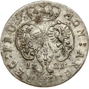 Prussia 6 Groscher 1721 CG Konigsberg