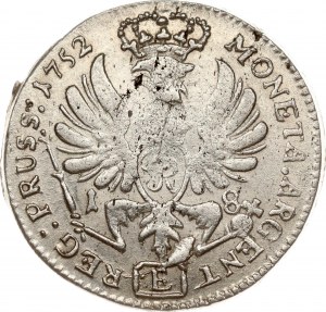 Germany Prussia 18 Groscher 1752 S//E