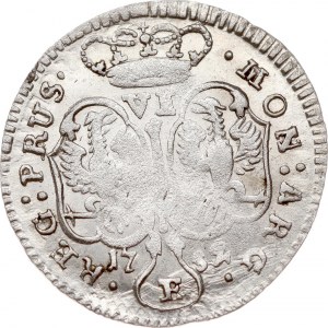 Germany Prussia 6 Groscher 1752 E